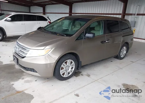 2012 Honda Odyssey Lx из США, поврежденный, VIN 5FNRL5H25CB132727